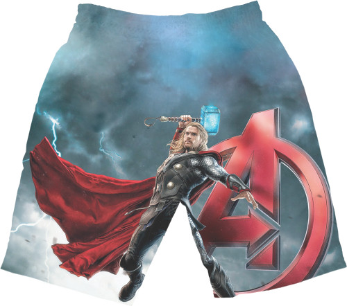 Men's Shorts 3D - thor-1 - Mfest