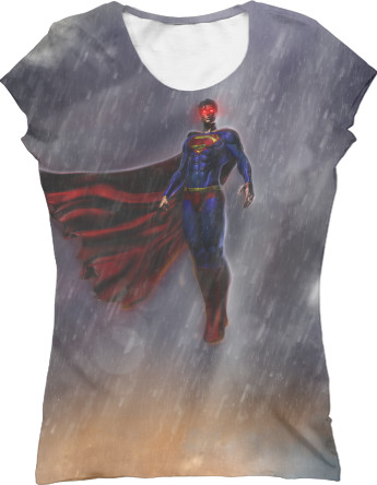 Women's T-Shirt 3D - superman-5 - Mfest