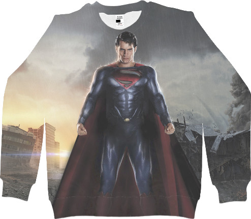 Men's Sweatshirt 3D - Superman-4 - Mfest