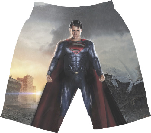 Men's Shorts 3D - Superman-4 - Mfest