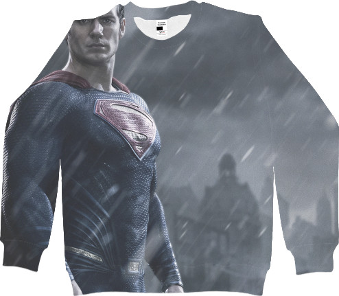 Women's Sweatshirt 3D - superman-3 - Mfest