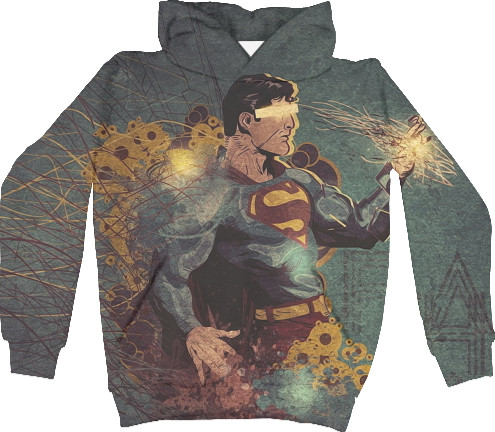 Kids' Hoodie 3D - Superman-1 - Mfest