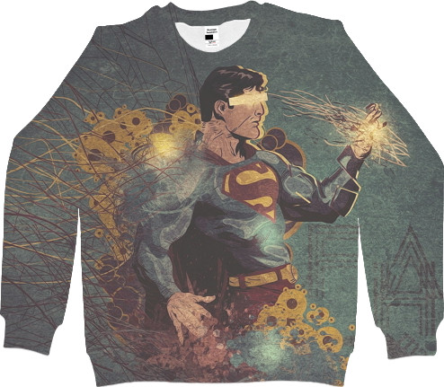 Men's Sweatshirt 3D - Superman-1 - Mfest