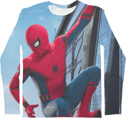 Men's Longsleeve Shirt 3D - Spider-Man-6 - Mfest