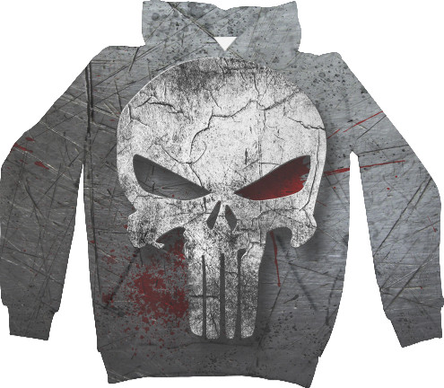 Kids' Hoodie 3D - Punisher - Mfest