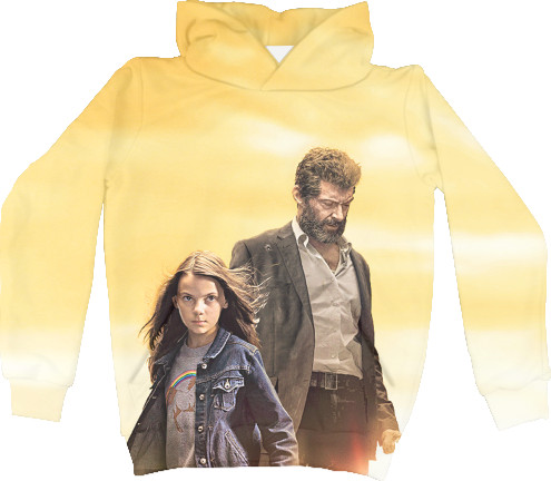 Kids' Hoodie 3D - Logan-5 - Mfest