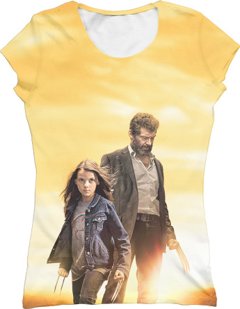 Women's T-Shirt 3D - Logan-5 - Mfest