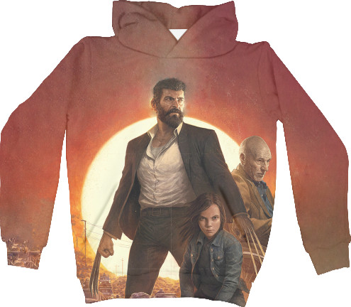 Kids' Hoodie 3D - Logan-2 - Mfest