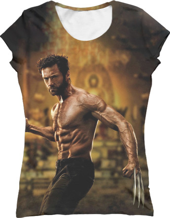 Women's T-Shirt 3D - Logan-1 - Mfest