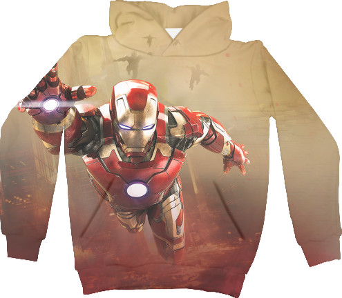 Kids' Hoodie 3D - Iron-Man-15 - Mfest