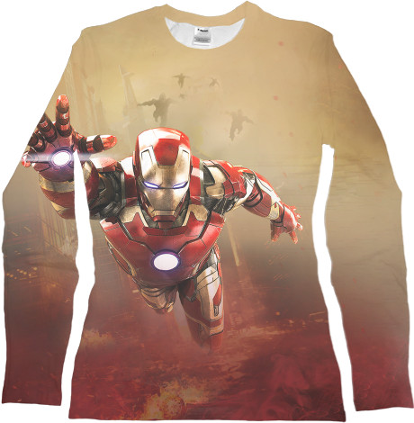 Women's Longsleeve Shirt 3D - Iron-Man-15 - Mfest