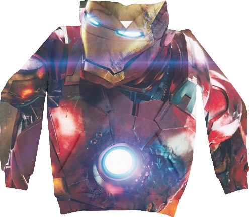 Kids' Hoodie 3D - Iron-Man-14 - Mfest