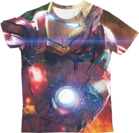 Kids' T-Shirt 3D - Iron-Man-14 - Mfest