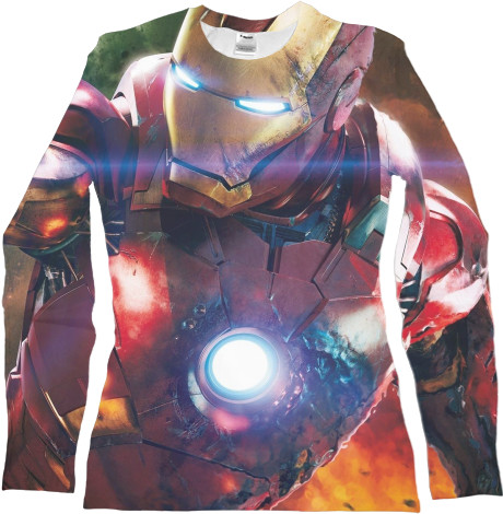 Women's Longsleeve Shirt 3D - Iron-Man-14 - Mfest