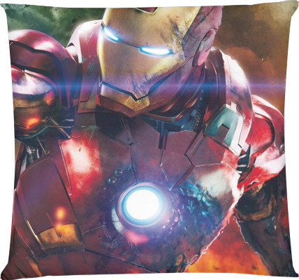 Square Throw Pillow - Iron-Man-14 - Mfest