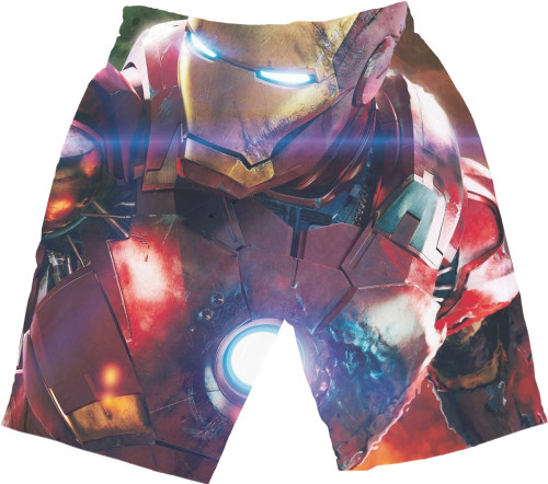 Men's Shorts 3D - Iron-Man-14 - Mfest