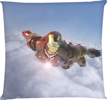 Square Throw Pillow - Iron-Man-10 - Mfest