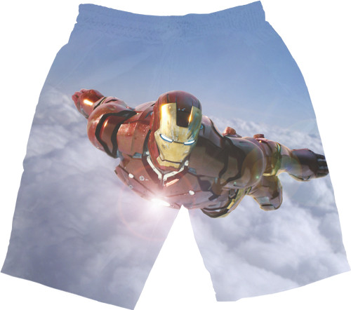 Men's Shorts 3D - Iron-Man-10 - Mfest