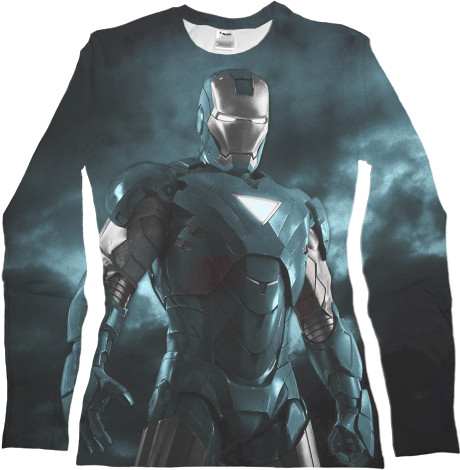 Women's Longsleeve Shirt 3D - Iron-Man-9 - Mfest