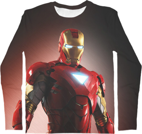 Kids' Longsleeve Shirt 3D - Iron-Man-7 - Mfest