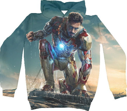 Kids' Hoodie 3D - Iron-Man-3 - Mfest