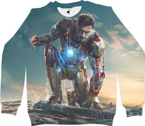 Women's Sweatshirt 3D - Iron-Man-3 - Mfest