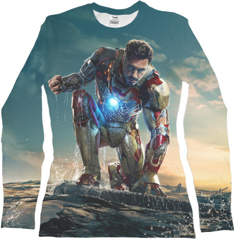 Women's Longsleeve Shirt 3D - Iron-Man-3 - Mfest