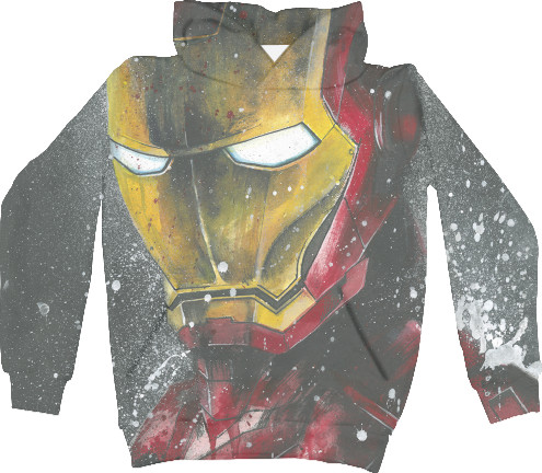 Kids' Hoodie 3D - Iron-Man-2 - Mfest