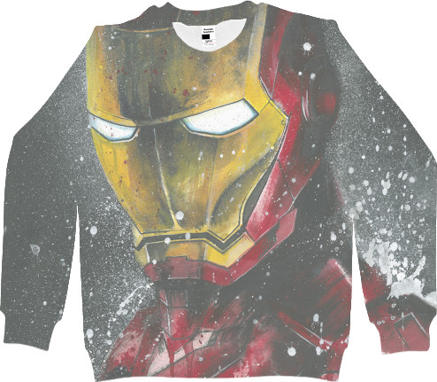 Women's Sweatshirt 3D - Iron-Man-2 - Mfest