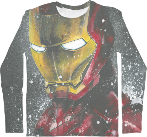 Kids' Longsleeve Shirt 3D - Iron-Man-2 - Mfest