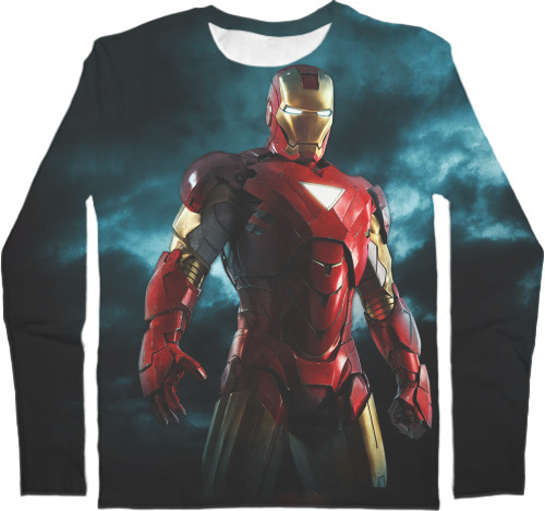 Men's Longsleeve Shirt 3D - Iron-Man-1 - Mfest