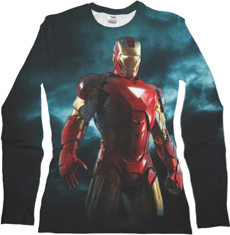 Women's Longsleeve Shirt 3D - Iron-Man-1 - Mfest