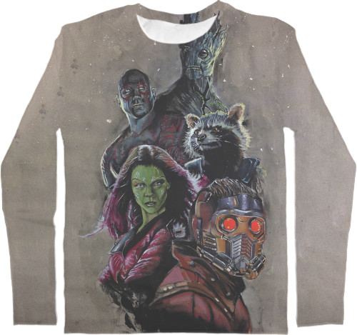 Men's Longsleeve Shirt 3D - Guardians-of-the-Galaxy-5 - Mfest