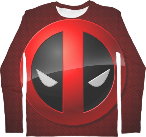 Men's Longsleeve Shirt 3D - DeadPool-6 - Mfest