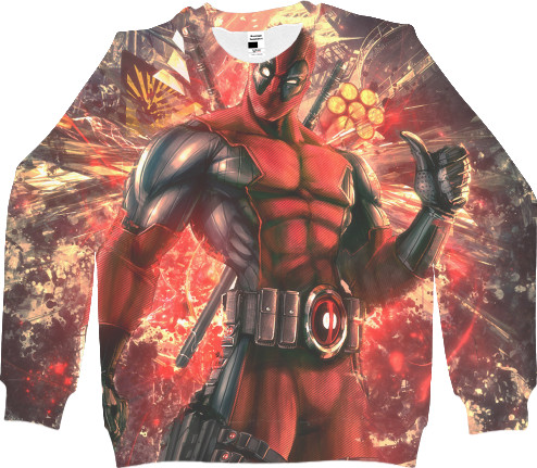 Women's Sweatshirt 3D - DeadPool-5 - Mfest