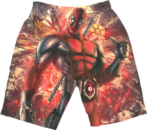 Men's Shorts 3D - DeadPool-5 - Mfest