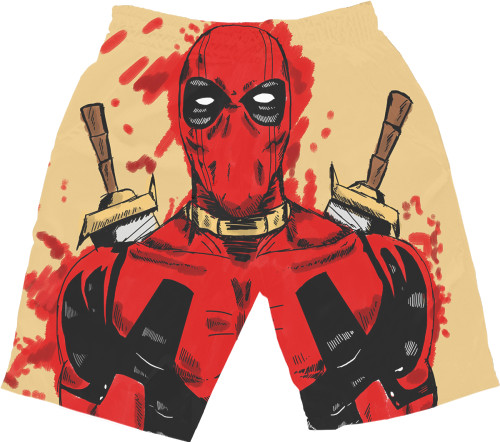 Men's Shorts 3D - DeadPool-4 - Mfest