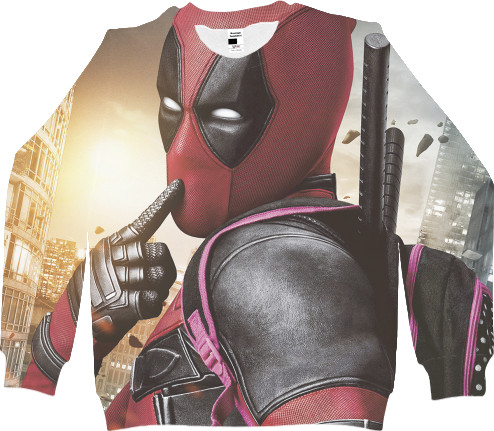 Women's Sweatshirt 3D - DeadPool-3 - Mfest