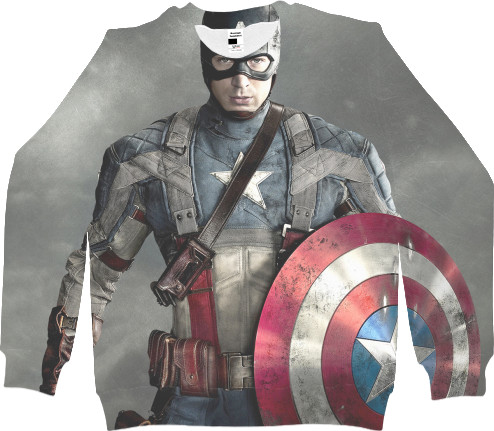 Світшот 3D Чоловічий - Captain-America-11 - Mfest