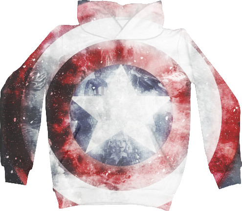 Captain America - Kids' Hoodie 3D - Captain-America-6 - Mfest