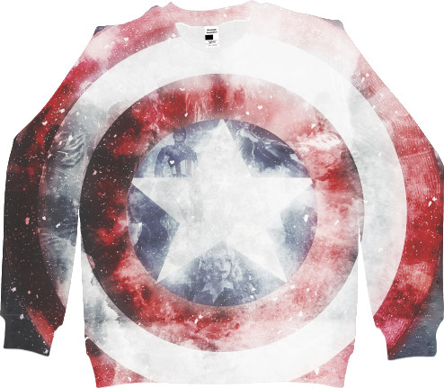 Women's Sweatshirt 3D - Captain-America-6 - Mfest