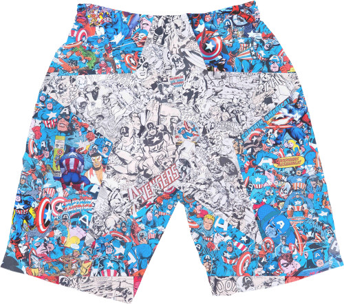 Captain America - Kids' Shorts 3D - Captain-America-2 - Mfest