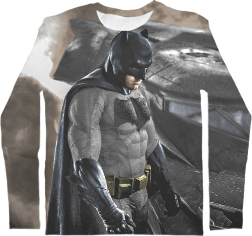 Men's Longsleeve Shirt 3D - Batman-10 - Mfest