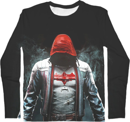 Kids' Longsleeve Shirt 3D - Batman-7 - Mfest