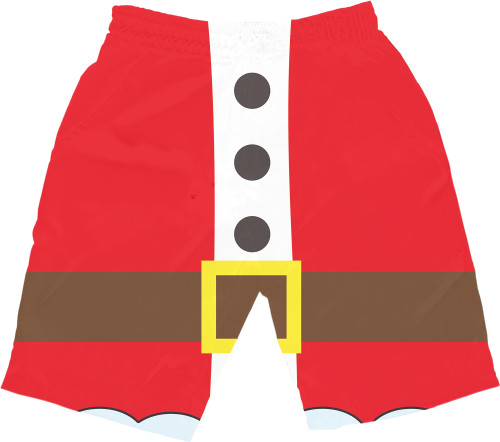 Men's Shorts 3D - Santa 1 - Mfest