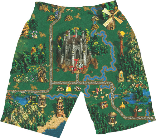 Men's Shorts 3D - Heroes 3 - Mfest