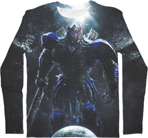 Men's Longsleeve Shirt 3D - Transformers-The-Last-Knight-3 - Mfest