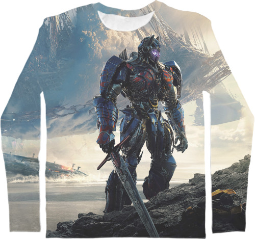 Men's Longsleeve Shirt 3D - Transformers-The-Last-Knight-2 - Mfest