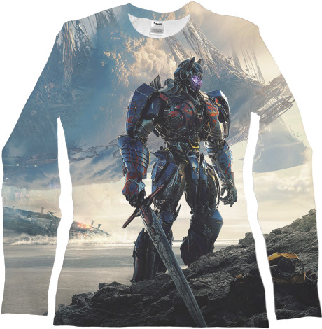 Women's Longsleeve Shirt 3D - Transformers-The-Last-Knight-2 - Mfest