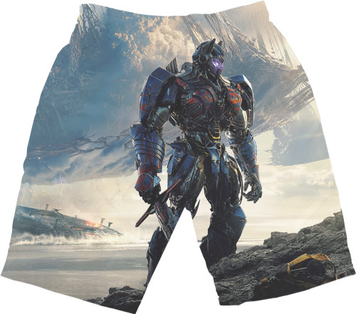 Men's Shorts 3D - Transformers-The-Last-Knight-2 - Mfest